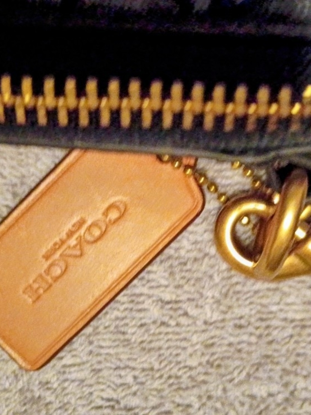 Coach Stanton Signature Chambray Crossbody - Blue - Picture 4 of 5
